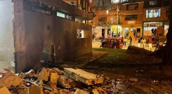 Detonación de CAI en Bogotá.
