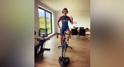 Egan Bernal, ciclista colombiano.