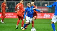 Italia- Macedonia del Norte. 
