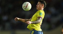 James Rodríguez marcó el gol del triunfo de Colombia ante Venezuela. 