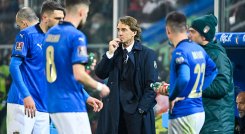 Roberto Mancini, técnico de Italia. 
