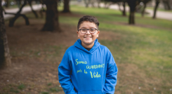 Francisco Vera tiene un movimiento de niños ambientalistas