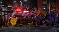 Dos muertos deja accidente de tránsito en el norte de Bogotá./Foto: Colprensa