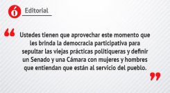 Editorial: Después no se quejen