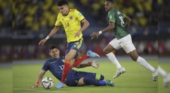 Luis Díaz, la estrella del primer tiempo en el partido de Colombia - Bolivia./Foto AFP