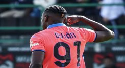 Duván Zapata, delantero del Atalanta.