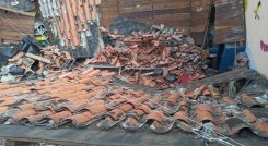 Techo del liceo de Seboruco colapsó desde hace meses. Foto : Cortesía / La Opinión