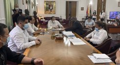 Jefferson Mena Sánchez, el consejero presidencial para los Derechos Humanos, estuvo la semana pasada en Cúcuta. /Foto cortesía