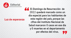 Editorial 20 de abril. 
