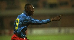 Freddy Rincón,  leyenda del fútbol colombiano.
