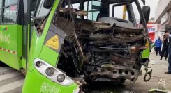 "El semáforo estaba en verde": conductor del MIO que chocó contra carro de Freddy Rincón