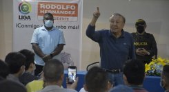 Rodolfo Hernández estuvo en Cúcuta y cumplió varias actividades de campaña./Foto Pablo Castillo-La Opinión