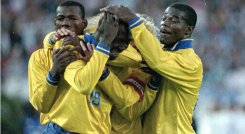 Selección Colombia con Freddy Rincón.