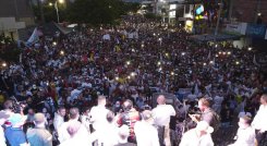 El candidato presidencial Gustavo Petro asistió a una concurrida manifestación en Natilán, Atalaya./Foto Cortesía