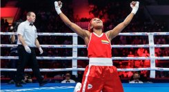 Ingrit Valencia por el titulo mundial/La Opinión 