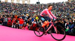 Jai Hindley, campeón del Giro de Italia. 