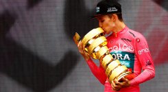 Jai Hindley, campeón del Giro de Italia. 