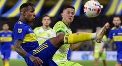 Sebastián Villa jugador de Boca Juniors. Foto: AFP