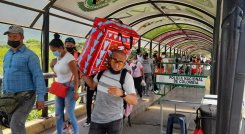 En promedio entraron y salieron por el puente Simón Bolívar unas 18 mil personas./Foto Orlando Carvajal