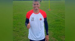 Domingo Ortiz, jugador del Cúcuta Deportivo. 