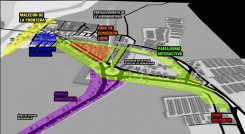 Renovación del portal fronterizo en La Parada. El proyecto se viene diseñando desde hace un año. / Foto: Cortesía / La Opinión 