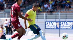 Selección Colombia Sub-20 en el Maurice Revello. 