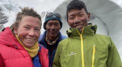 La alpinista noruega Kristin Harila, que defiende la causa de las mujeres en el deporte, tiene claro que su sueño es escalar las 14 cumbres de más de 8.000 metros del planeta en un tiempo récord.