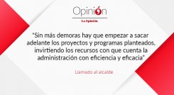 Llamado al alcalde