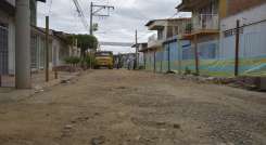 La primera vía en ser intervenida con este proyecto fue la calle 8 entre avenidas 3 y 5 del barrio San Luis./ Foto: Pablo Castillo/La Opinión