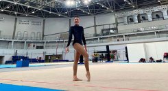 Danna Tapias León, gimnasta cucuteña. 