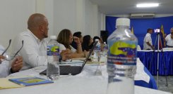  Gremios de aduaneros y transportistas del Norte de Santander y Táchira se reunieron. Foto Anggy Polanco