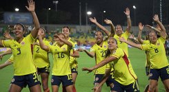 Selección Colombia femenina, finalista de la Copa América. 