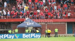 Tribuna Norte del estadio General Santander