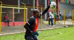 Wilder Mosquera, arquero del Cúcuta Deportivo. 