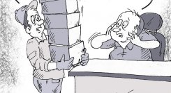 Comerciantes en espera