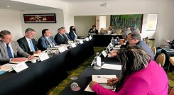 Delegados del Gobierno del presidente electo Gustavo Petro y funcionarios de la Embajada de EE.UU./Foto: Colprensa