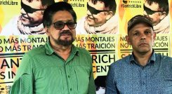 Iván Márquez a la izquierda
