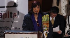 Petro anuncia a la santandereana Patricia Ariza como ministra de Cultura./Foto: Colprensa