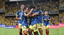 Colombia goleó a Chile y avanzó a semifinales de la Copa América femenina./Foto: Colprensa