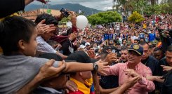 Por primera vez, un presidente de la República visita El Tarra. Lo hizo Gustavo Petro./Foto cortesía para La Opinión