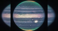 El telescopio espacial James Webb toma impresionantes imágenes de Júpiter./Foto: AFP