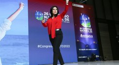 Margarita Pasos aconsejó enfocarse en la metas y no en los miedos. / Foto: Cortesía Anato