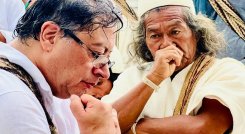 Las atípicas posesiones ancestrales del presidente Petro./Foto: Colprensa