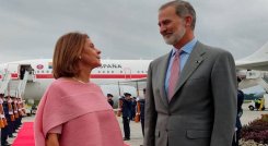 El Rey de España ya está en Bogotá para asistir a la posesión de Petro./Foto: Twitter