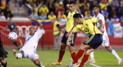 James Rodríguez fue el encargado de abrir el marcador en el amistoso contra Guatemala.
