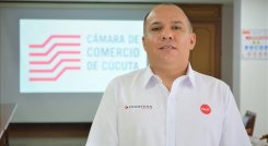 Francisco Javier Pabón era el presidente de la junta directiva de la Cámara de Comercio de Cúcuta desde enero pasado./Foto cortesía