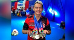 Jossimar Calvo, campeón Nacional en Cali. 