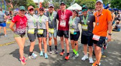 Cucuteños en la maratón de Medellín. 