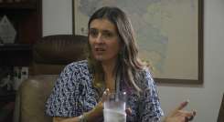 La senadora Paloma Valencia habla sobre los nuevos planes del Centro Democrático en materia política./Foto Pablo Castillo-La Opinión
