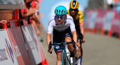 Miguel Ángel 'Supermán' López en la Vuelta a España. 